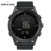 Montre numérique pour homme NORTH EDGE APACHE-46, idéale pour les sports de plein air (course à pied, natation), avec altimètre, baromètre et boussole, étanche à 50 m.