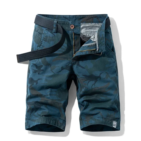 S043bcfc197534c2b985de5c7c2f5356cx.webp Short cargo camouflage été homme, short de plage multipoches en coton, short de jogging décontracté printemps, homme