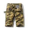 S07699a1888b1481a8b56445f62c94cebd.webp Short cargo camouflage été homme, short de plage multipoches en coton, short de jogging décontracté printemps, homme
