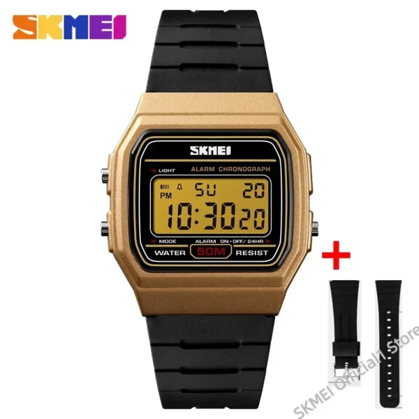 Montre numérique de sport étanche SKMEI pour femme, couple, fille, date, semaine, montre-bracelet pour femme 2042, Relogio Feminino 1412