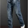Pantalons en jean grande taille pour homme, tailles 2XL à 6XL, coupe droite, stretch, style décontracté, idéal pour le travail et le printemps-été.