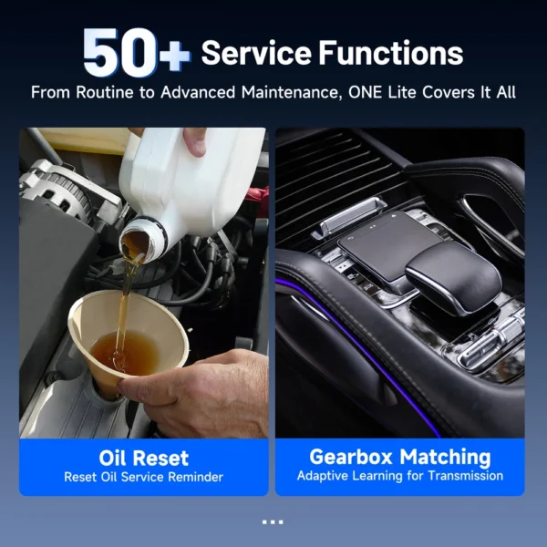 S16f50dc5e6bf4f2982aeb76583e32d7dd.webp TOPDON ONE Lite Outils de diagnostic automobile tous systèmes Codage ECU Test actif 50 réinitialisations Scanner OBD2 CANFD & DOIP Scanner de topologie OE