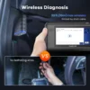 Outil de diagnostic OBD2 MUCAR VO6, scanner OBD2 CAN FD pour diagnostic de tous les systèmes automobiles, 28 réinitialisations, mise à jour gratuite à vie