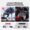 Outil de diagnostic OBD2 MUCAR VO6, scanner OBD2 CAN FD pour diagnostic de tous les systèmes automobiles, 28 réinitialisations, mise à jour gratuite à vie