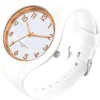 Montre Forrader avec bracelet en silicone pour femmes et filles, grand cadran, étanche, sportive, tendance, décontractée, simple, mouvement à quartz.