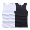 Hot Men's Tank Tops Fitness Vest Basic Elastic Sleeveless T-shirt Cotton Bodybuilding Man Clothing 3pcs/set Gym Clothing Man
