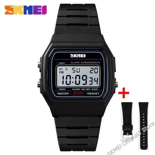 Montre numérique de sport étanche SKMEI pour femme, couple, fille, date, semaine, montre-bracelet pour femme 2042, Relogio Feminino 1412