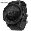 Montre numérique pour homme NORTH EDGE APACHE-46, idéale pour les sports de plein air (course à pied, natation), avec altimètre, baromètre et boussole, étanche à 50 m.