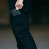 Jean cargo homme neuf, couleur unie, multipoches, taille mi-haute, grandes tailles, coupe décontractée, idéal au quotidien.
