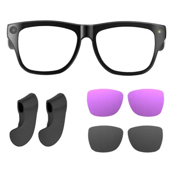 Lenovo 8KHD AI Camera Translation Glasses 1200MP Photochromic Smart Glasses Bluetooth Calling Photo Video ChatGPT Music for  Men