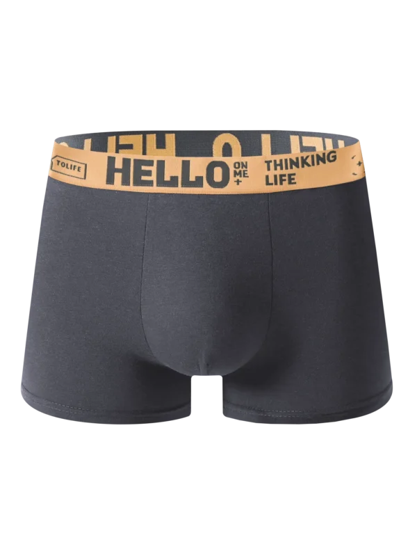 Lot de 10 sous-vêtements pour hommes (couleurs aléatoires), boxers unis tendance et très populaires, doux et antibactériens pour la peau.