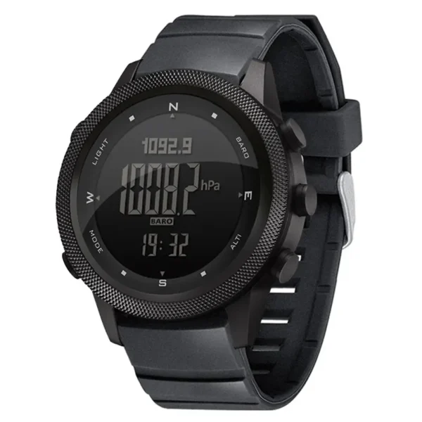 Montre numérique pour homme NORTH EDGE APACHE-46, idéale pour les sports de plein air (course à pied, natation), avec altimètre, baromètre et boussole, étanche à 50 m.