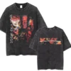 T-shirts délavés à l'effigie de l'album « Toxicity » de System of a Down, style rock, oversize, vintage, alternatif, metal.
