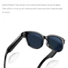 Lunettes intelligentes Lenovo 8K avec IA, Bluetooth, appels et musique, contrôle de la caméra, traduction IA et protection contre la lumière bleue homme.