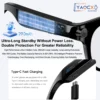 Lunettes intelligentes IA 2026 pour hommes et femmes : caméra HD 200 W, vidéo 1080p, assistant vocal IA, traduction, lecture de musique, lampe torche LED.