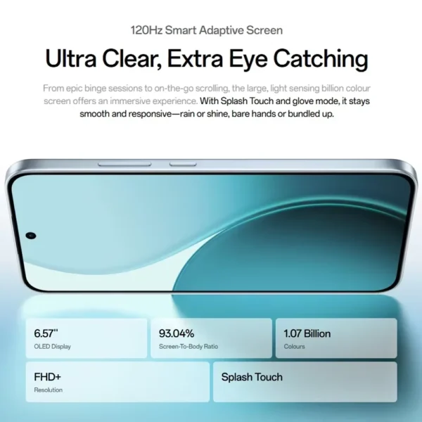 Eu version OPPO Reno14 F 5G Smartphone,6.57 display,Snapdragon 6 Gen 1,6000mAh Battery,50MP Camera,eSIM,,NFC,GLONASS