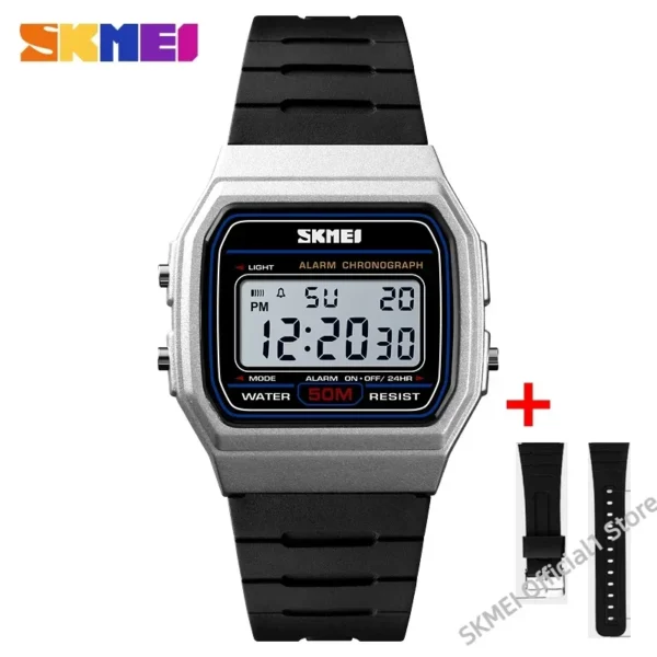 Montre numérique de sport étanche SKMEI pour femme, couple, fille, date, semaine, montre-bracelet pour femme 2042, Relogio Feminino 1412