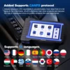 MUCAR VO7S/VO7 Outils de diagnostic automobile Diagnostic complet du système 28 Réinitialisation du calculateur et codage OBD2 bidirectionnel Scanner automobile Mise à jour gratuite