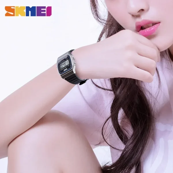 Montre numérique de sport étanche SKMEI pour femme, couple, fille, date, semaine, montre-bracelet pour femme 2042, Relogio Feminino 1412