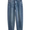 Jeans grande taille délavés pour femmes, jeans harem extensibles et amples, jeans taille haute pour femmes rondes jusqu'à 100 kg, collection 2023