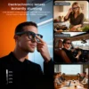 Lunettes intelligentes 2026 : photos et vidéos HD, enregistrement OpenAI, traduction, tactile, verres photochromiques, appels Bluetooth, musique, multifonctions.