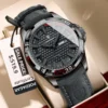 Montre-bracelet POEDAGAR Original pour homme, de luxe, étanche, lumineuse, date et jour de la semaine, à quartz, en cuir, style sport.