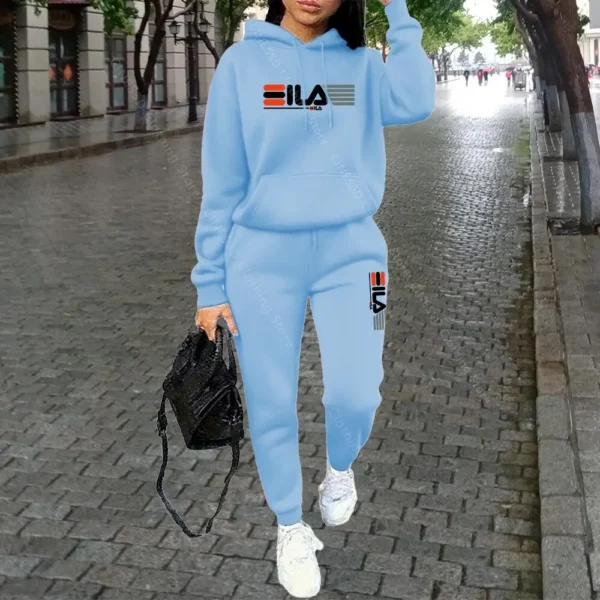 Vêtements femme automne-hiver : sweats à capuche, pantalons, ensembles streetwear de haute qualité et de luxe pour femmes.