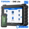 S5c4fd5ef804f411e975b0e38220a301a8.webp TOPDON One Lite 10" Outil de diagnostic automobile Scanner OBD2 Tous systèmes CAN FD/DOIP Codage ECU Test actif 50 Réinitialisation du codage ECU J2534