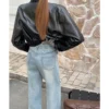 Jean droit taille haute stretch pour femme, collection printemps 2026, longueur cheville, référence 2552