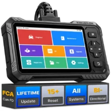 Scanner bidirectionnel KINGBOLEN S6 Elite avec mises à jour gratuites à vie, CANFD, 15 réinitialisations, diagnostic complet du système automobile