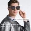 Lunettes intelligentes Lenovo AI 800W avec caméra 4K HD, traduction en temps réel, appels, enregistrement musical, idéales pour les voyages et les activités de plein air Nouveauté