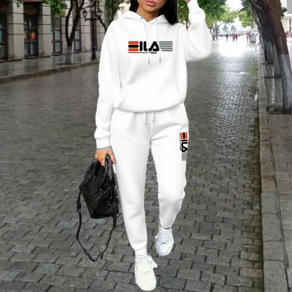 Vêtements femme automne-hiver : sweats à capuche, pantalons, ensembles streetwear de haute qualité et de luxe pour femmes.