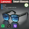 Lunettes intelligentes Lenovo AI 800W avec caméra 4K HD, traduction en temps réel, appels, enregistrement musical, idéales pour les voyages et les activités de plein air Nouveauté