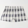 Lot de 5 pantalons Aro à carreaux imprimés, amples et respirants, à coins plats, pour un confort et une tenue décontractée, même pour les personnes âgées. Boxers pour hommes.