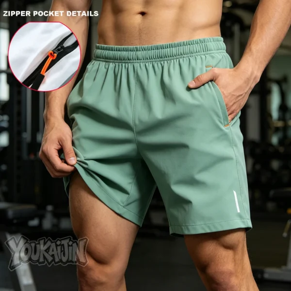 S80b9b1ff492a4445a14b10171b653f4fq.webp Short d'été pour homme, taille UE, vêtement de sport tendance pour la course à pied, short décontracté pour la salle de sport, le fitness et le jogging, blanc