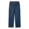 Jean droit taille haute stretch pour femme, collection printemps 2026, longueur cheville, référence 2552