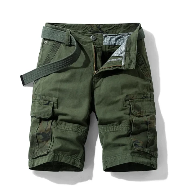 S85c19734aced4c8eba68f63d8b7489dbJ.webp Short cargo camouflage été homme, short de plage multipoches en coton, short de jogging décontracté printemps, homme