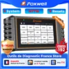 Scanner OBD2 FOXWELL NT716 (2026) : outil de diagnostic moteur et ABS/SRS avec 9 réinitialisations et contrôle bidirectionnel.