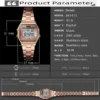 Montre-bracelet numérique de sport Skmei pour femme, étanche, avec bracelet en acier inoxydable de luxe, résistante aux chocs, chronographe LED et alarme.