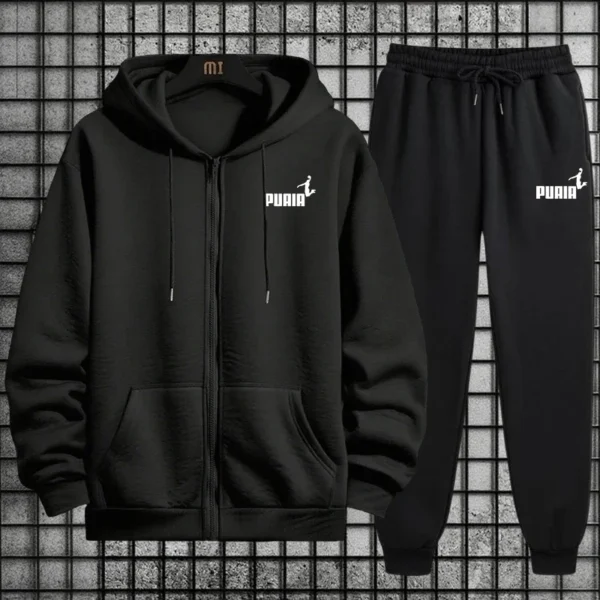 Nouveauté dans la collection survêtement femme tendance : sweat-shirt à capuche imprimé, pantalon, ensemble 2 pièces, manteau zippé décontracté, tenue du quotidien, automne-hiver