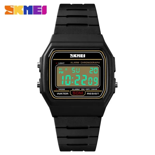 Montre numérique de sport étanche SKMEI pour femme, couple, fille, date, semaine, montre-bracelet pour femme 2042, Relogio Feminino 1412