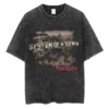 T-shirts délavés à l'effigie de l'album « Toxicity » de System of a Down, style rock, oversize, vintage, alternatif, metal.
