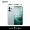 OPPO A6 Pro 5G (version UE) : smartphone 8 Go + 256 Go, batterie 6 500 mAh, processeur MTK Dimensity 6300, écran AMOLED, appareil photo principal IA 50 MP, étanchéité IP69