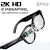 Lunettes intelligentes IA 2026 pour hommes et femmes : caméra HD 200 W, vidéo 1080p, assistant vocal IA, traduction, lecture de musique, lampe torche LED.