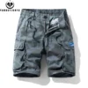 Short d'été camouflage confortable pour homme, idéal pour les loisirs en extérieur. Taille élastique, coupe droite et ample. Design de haute qualité.