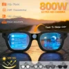Lunettes intelligentes 2026 : photos et vidéos HD, enregistrement OpenAI, traduction, tactile, verres photochromiques, appels Bluetooth, musique, multifonctions.
