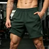 Sac86e3d2f07241578552987cc0326b9af.webp Short d'été pour homme, taille UE, vêtement de sport tendance pour la course à pied, short décontracté pour la salle de sport, le fitness et le jogging, blanc