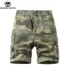 Short d'été camouflage confortable pour homme, idéal pour les loisirs en extérieur. Taille élastique, coupe droite et ample. Design de haute qualité.