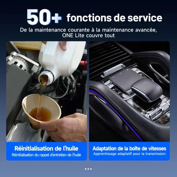 Sb468a216aa0b4effbfe40c25c1e7e50dg.webp TOPDON ONE LITE Scanner OBD2 automobile - Outil de diagnostic complet des systèmes automobiles - 50 réinitialisations - CANFD - DOIP - Codage ECU - Test actif - FCA - SGW - VAG