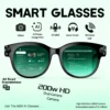 Lunettes intelligentes IA 2026 pour hommes et femmes : caméra HD 200 W, vidéo 1080p, assistant vocal IA, traduction, lecture de musique, lampe torche LED.